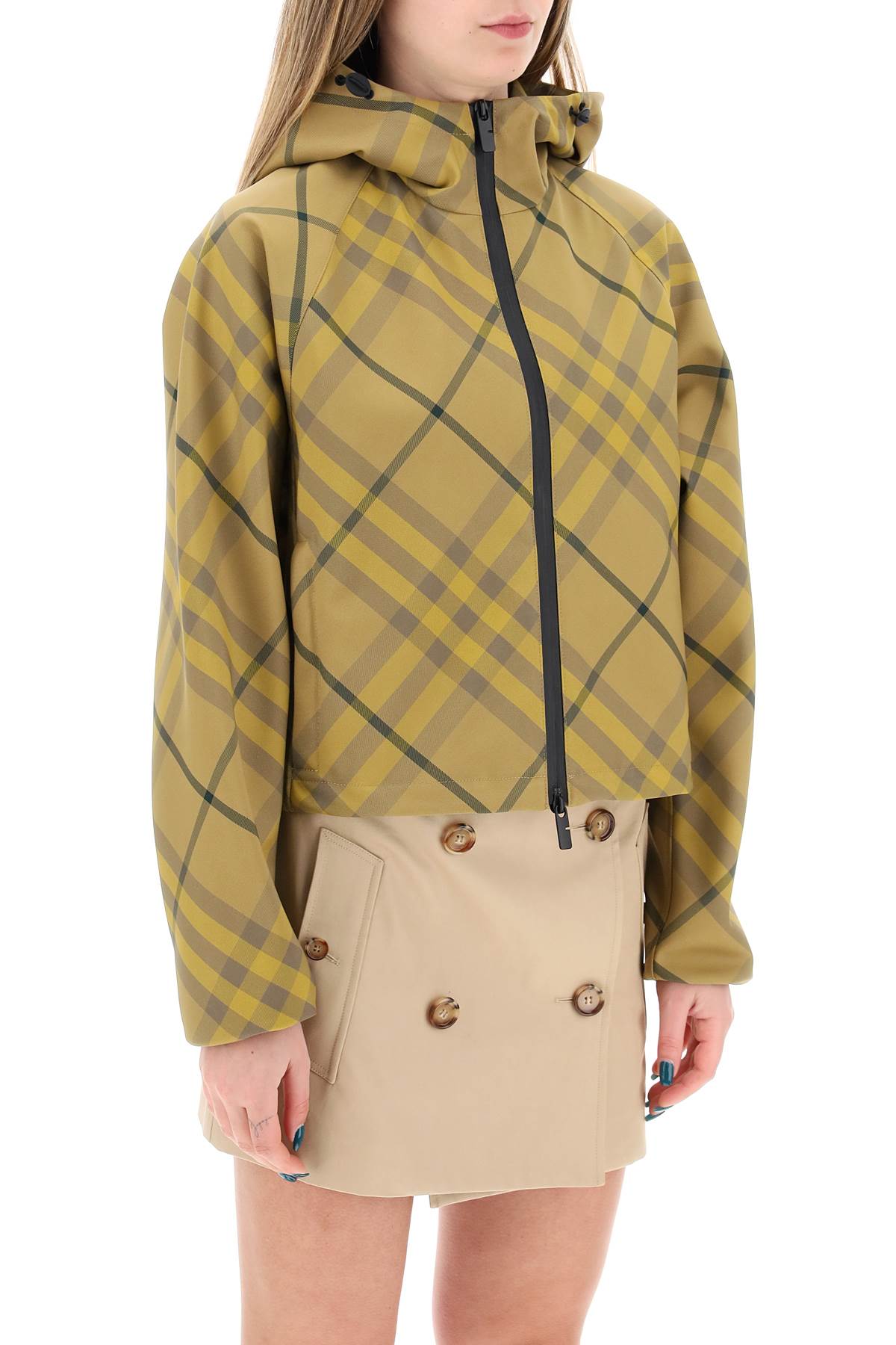 BBERRY "Cropped BBERRY Check Jacket" Women