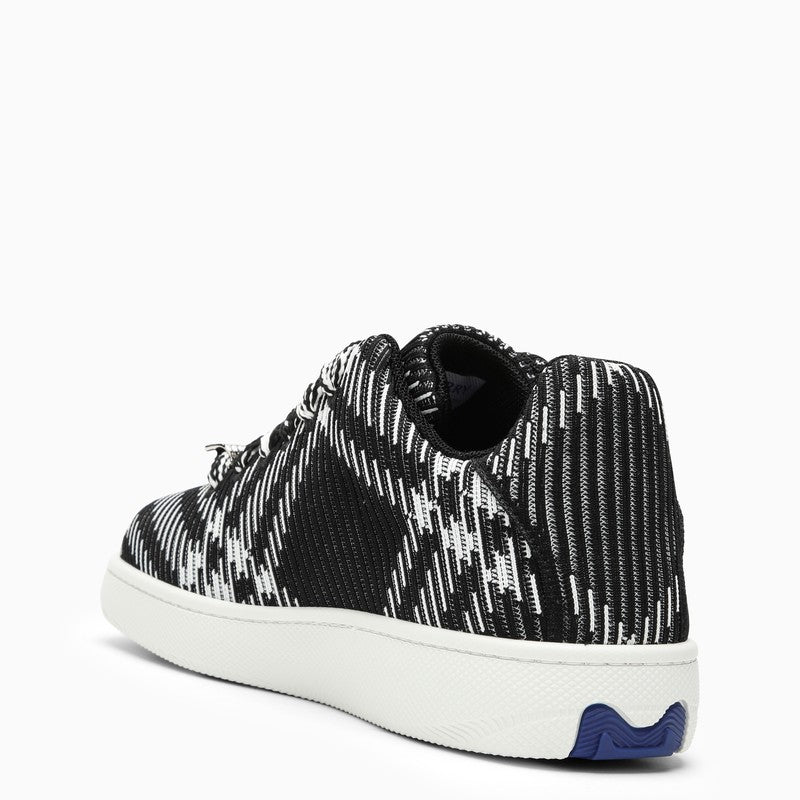 BBERRY Black/White Check Pattern Box Sneaker Men
