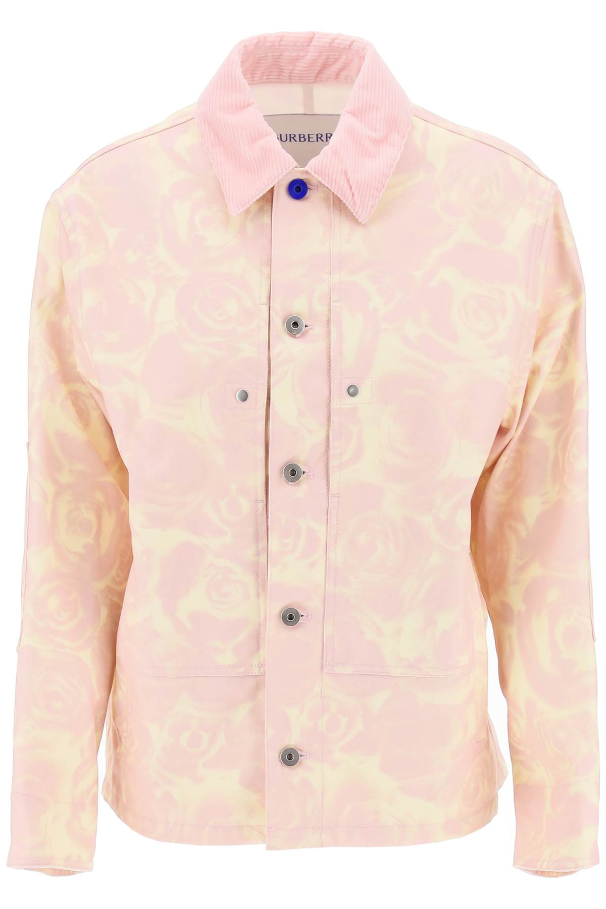 BBERRY "Canvas Workwear Jacket With Rose Print Women