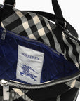 BBERRY Black/Calico Cotton-Blend Tote Bag With Check Pattern Men