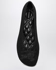 BBERRY Black Mesh Ballerina With Logo Women