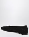 BBERRY Black Mesh Ballerina With Logo Women