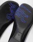 BBERRY Black Mesh Ballerina With Logo Women