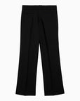 BBERRY Black Regular Trousers In Wool And Silk Blend Men