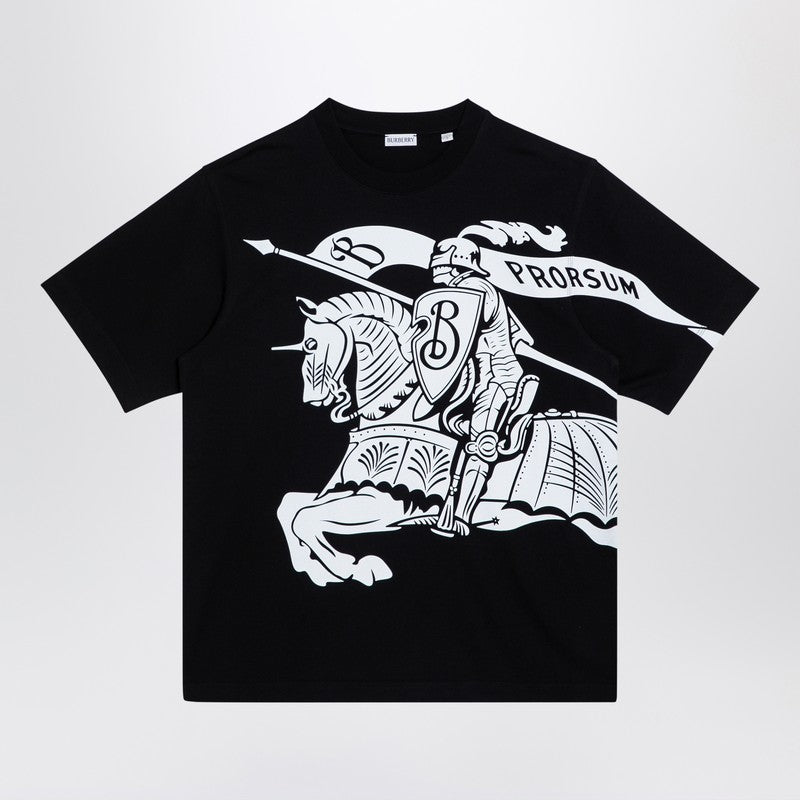 BBERRY Black Cotton T-Shirt With Ekd Men