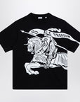 BBERRY Black Cotton T-Shirt With Ekd Men