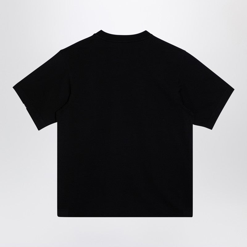 BBERRY Black Cotton T-Shirt With Ekd Men