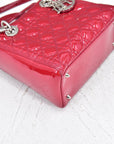 Cannage Patent Leather Lady D1OR Bag