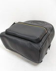 GCCI  Backpack Interlocking G Rucksack Backpack Leather  Black  536192