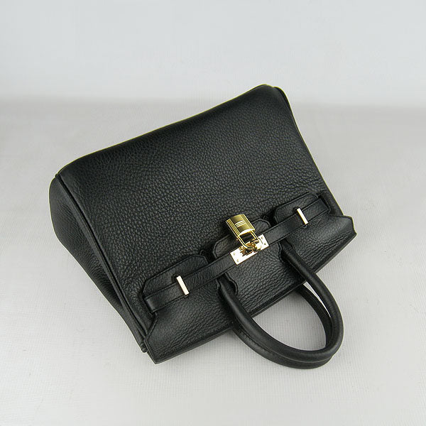 HMS Birkin 25cm Handbag 6068 black golden