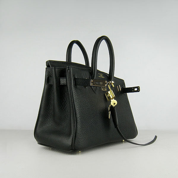 HMS Birkin 25cm Handbag 6068 black golden