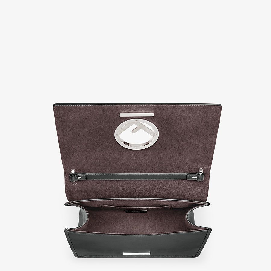 FNDI Kan I F Black Leather Bag