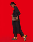 FNDI Kan I F Brown Leather Bag