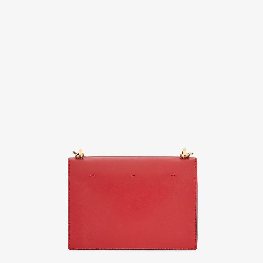 FNDI Kan U Leather Bag Red