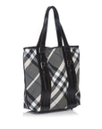 BBERRY Black Patent Leather Woven Shoulder Bag United Kingdom