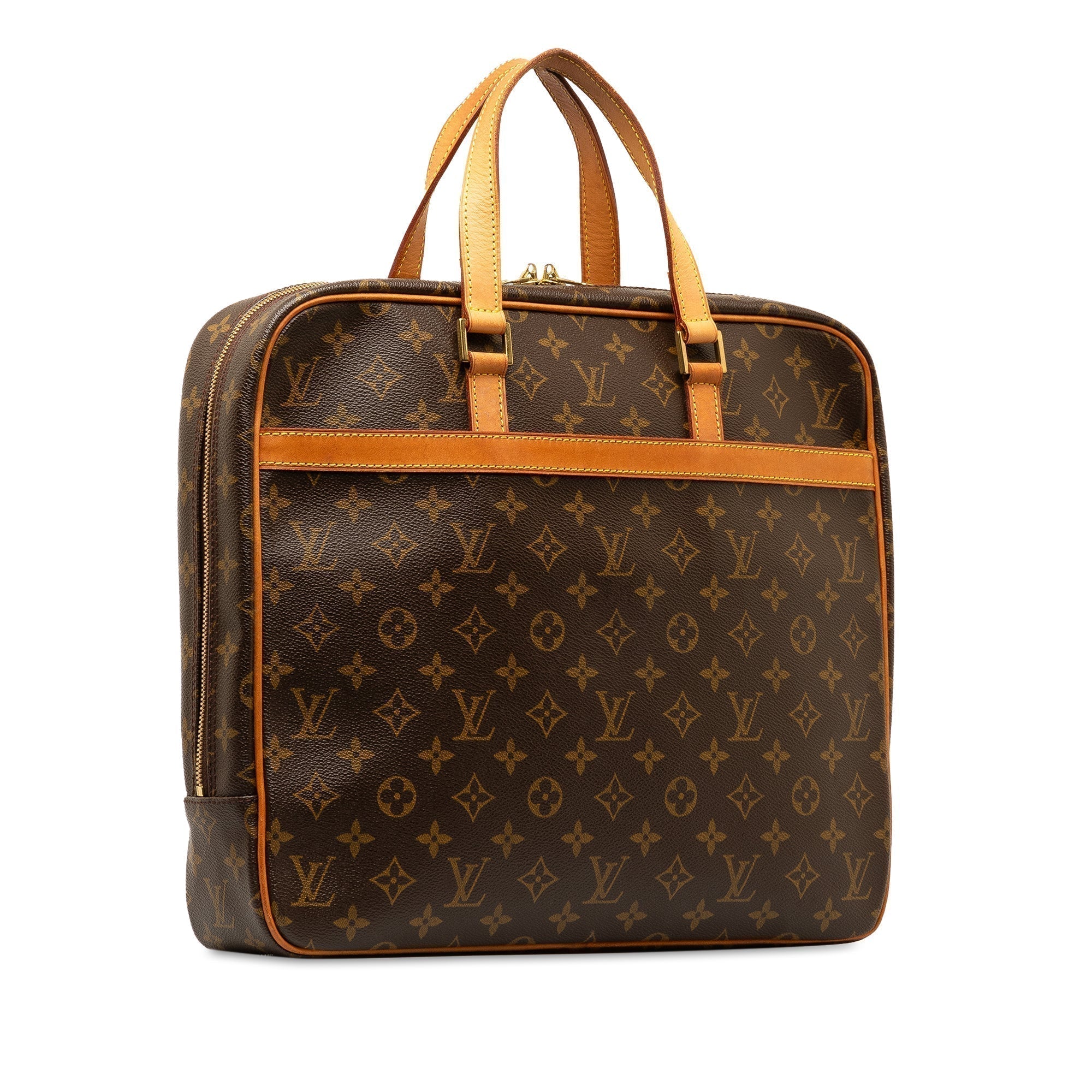 Brown LV Monogram Pegase Porte-Documents Business Bag