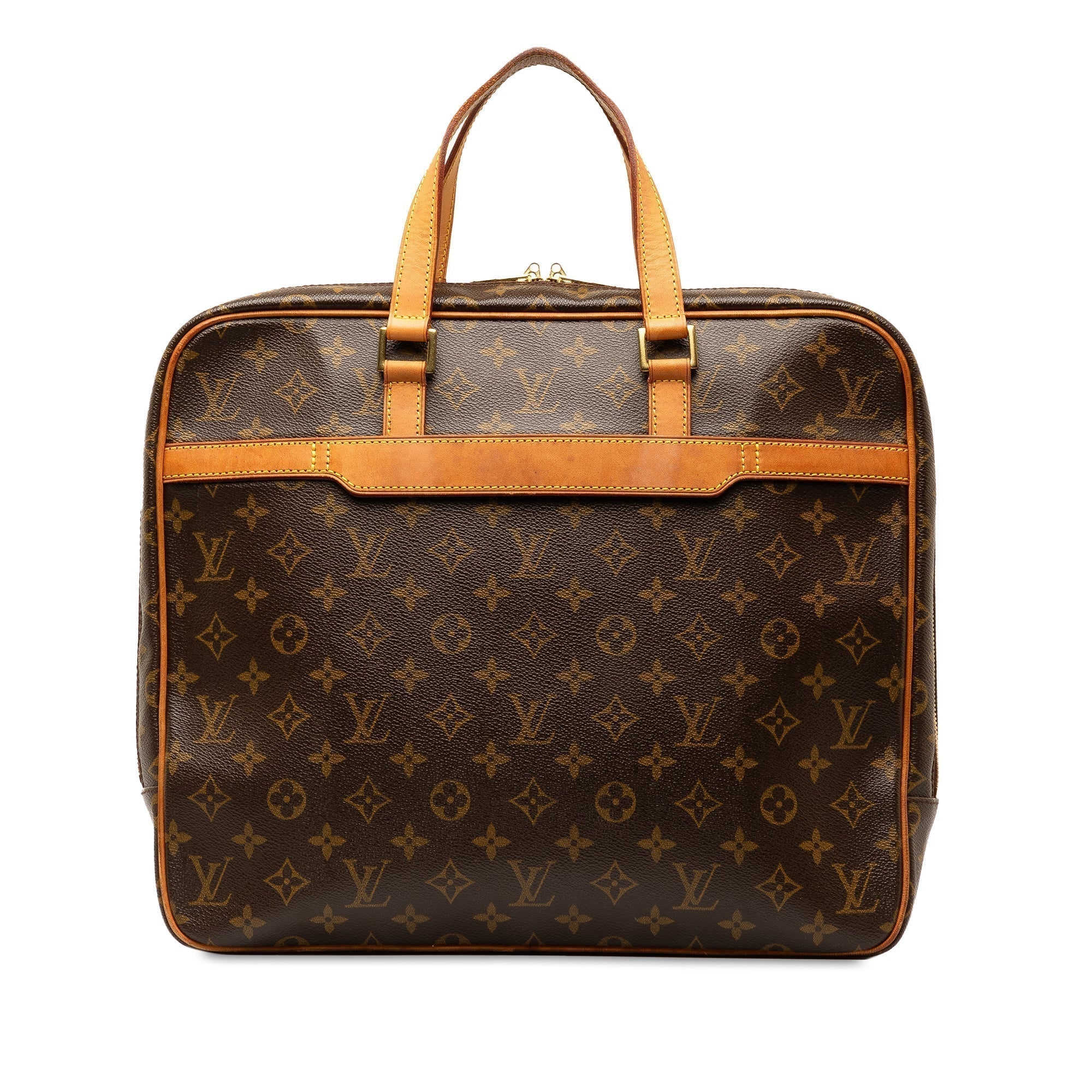 Brown LV Monogram Pegase Porte-Documents Business Bag