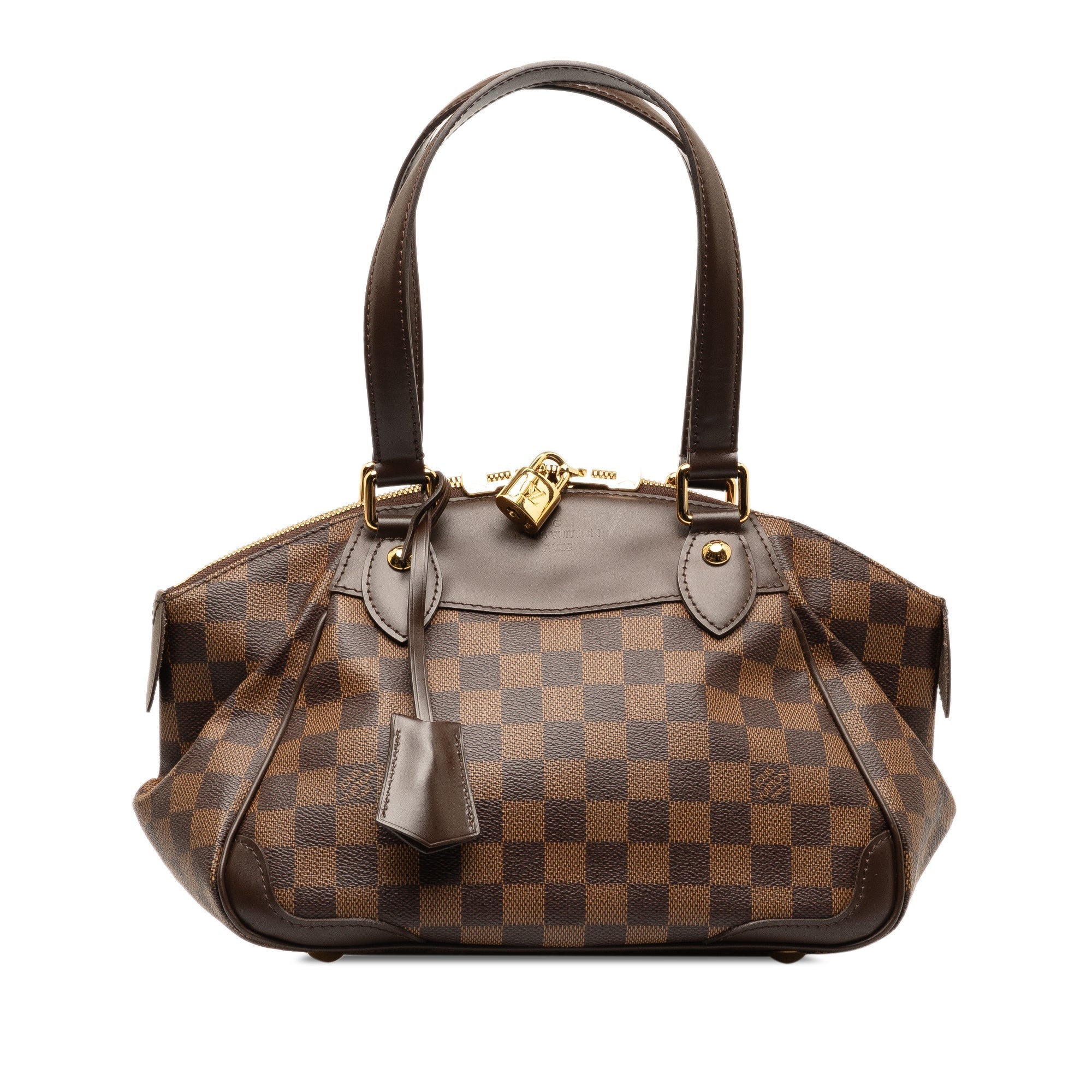 Brown LV Damier Ebene Verona PM HandBag