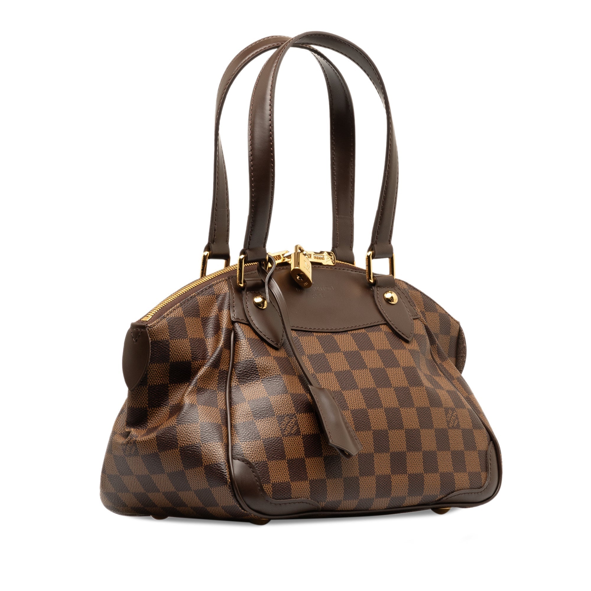Brown LV Damier Ebene Verona PM HandBag