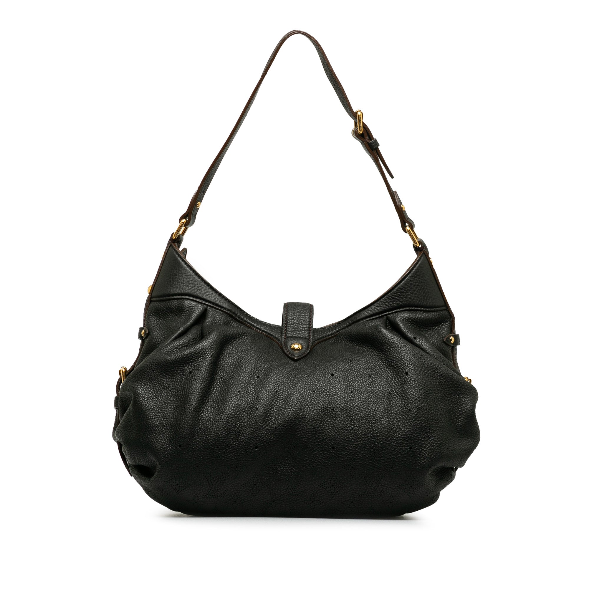 Black LV Monogram Mahina XS Crossbody Bag
