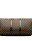 Brown LV Damier Ebene Keepall 50 Travel Bag