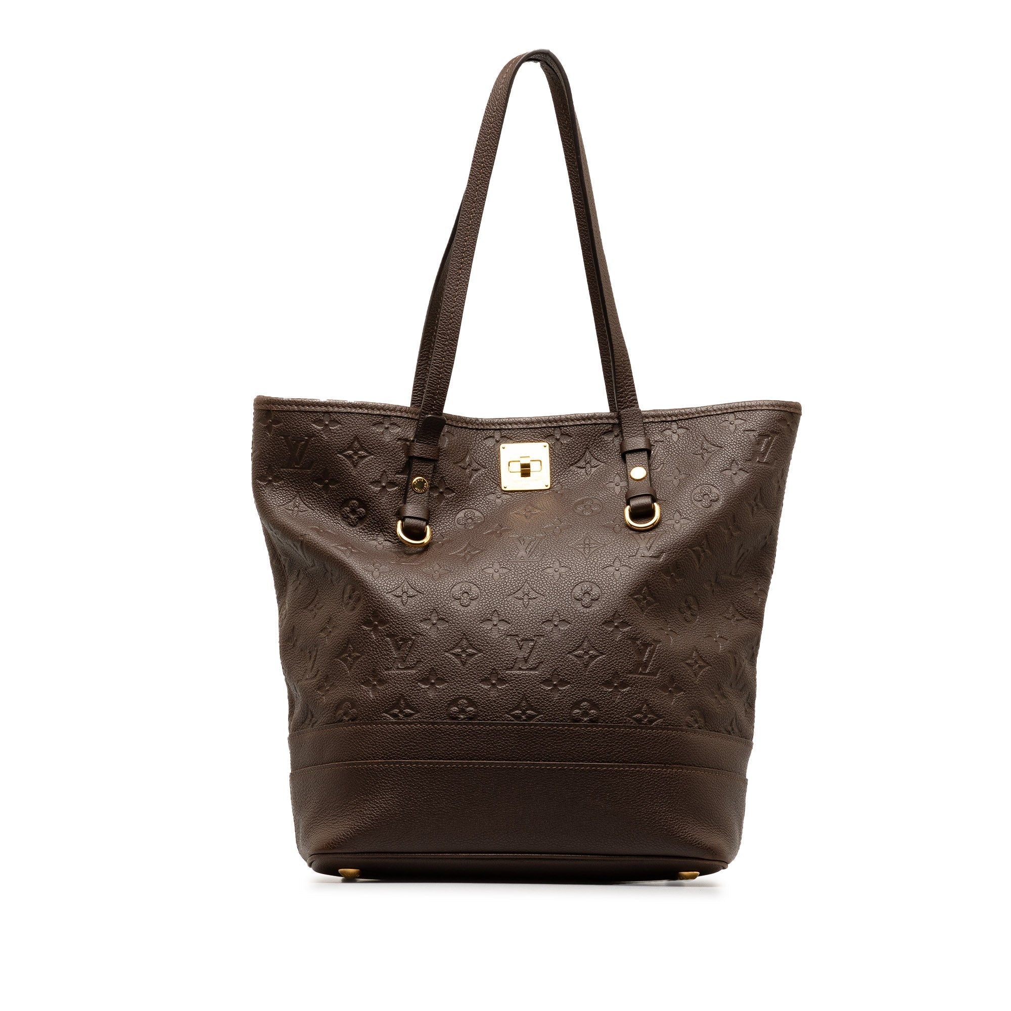 Brown LV Monogram Empreinte Citadine PM Tote Bag