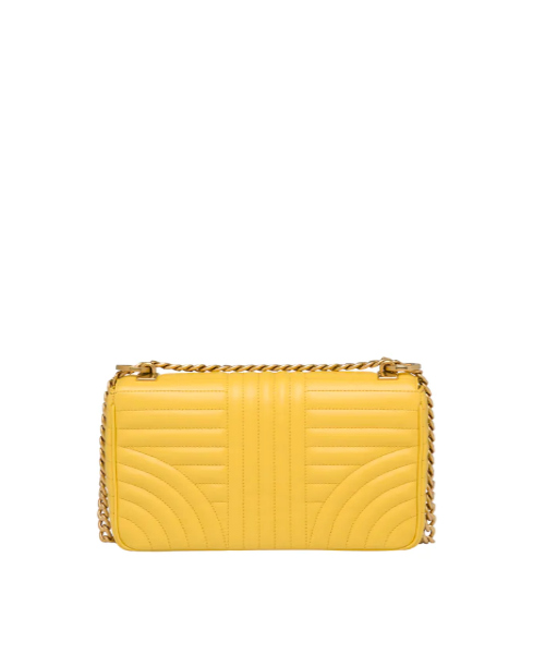 PRD Diagramme Medium Leather Bag Yellow