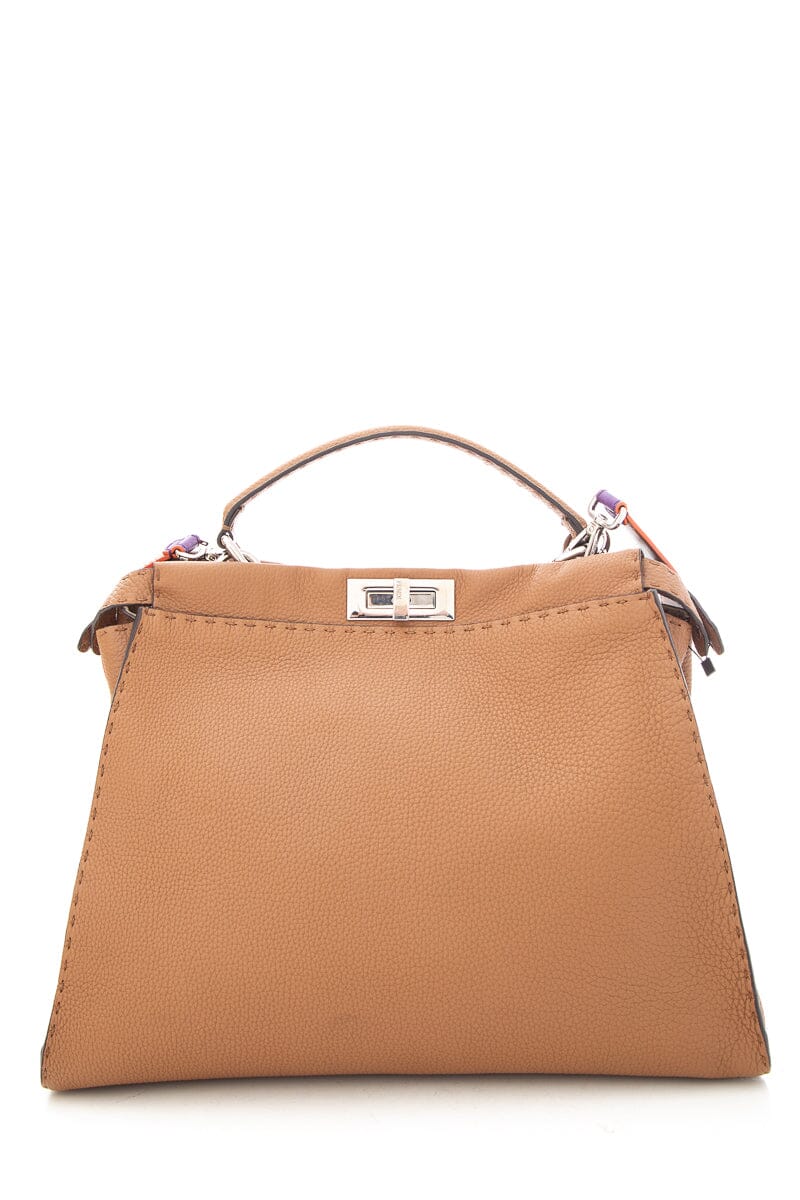 FNDI Brown Peekaboo  Handbag