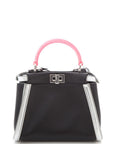 FNDI Black Mini Peekaboo Handbag