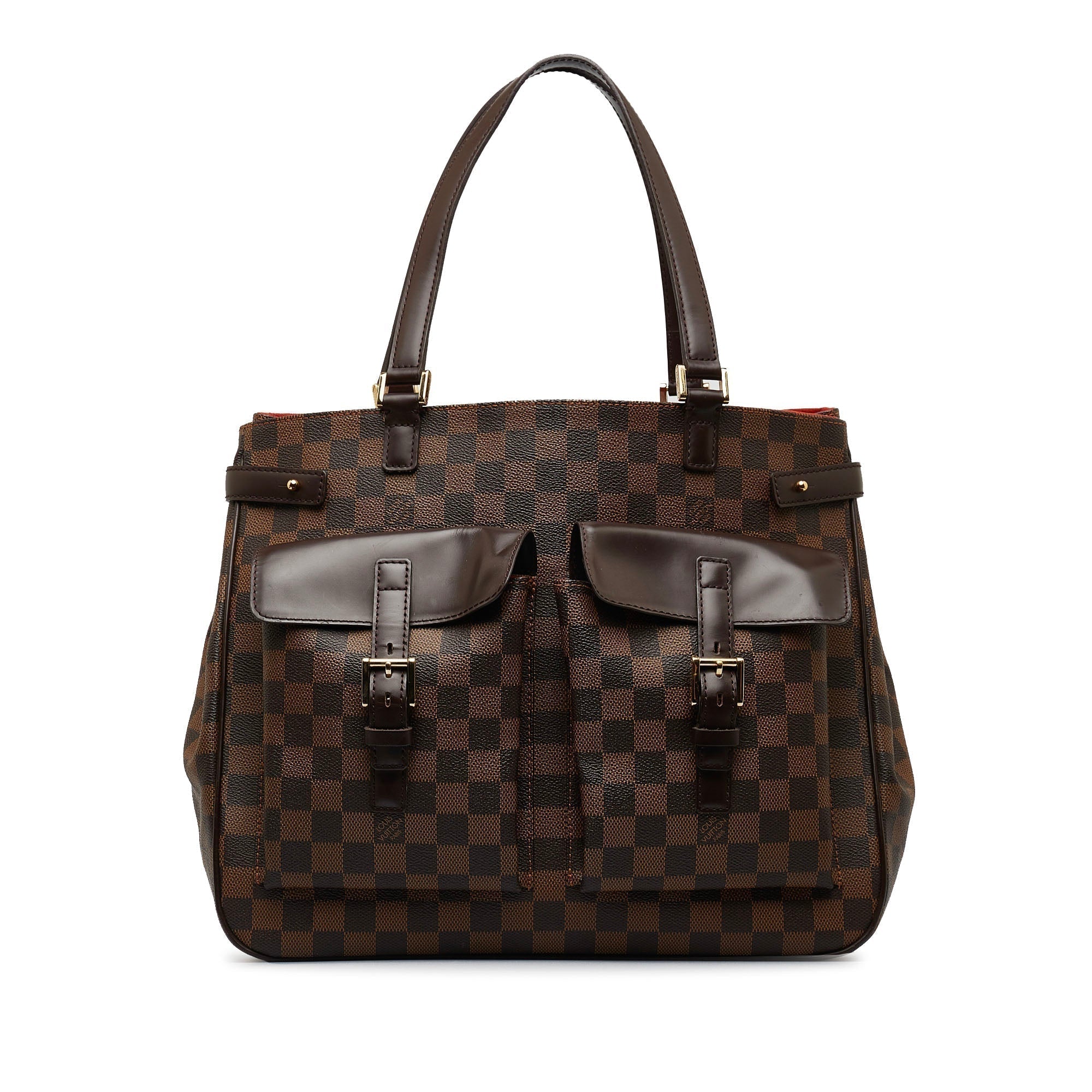 Brown LV Damier Ebene Uzes Tote Bag