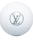 Black LV Monogram Eclipse Andrews Golf Ball Case