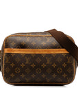 Brown LV Monogram Reporter PM Crossbody Bag