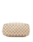 Beige LV Damier Azur Neverfull PM Tote Bag