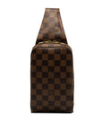 Brown LV Damier Ebene Geronimos Crossbody Bag
