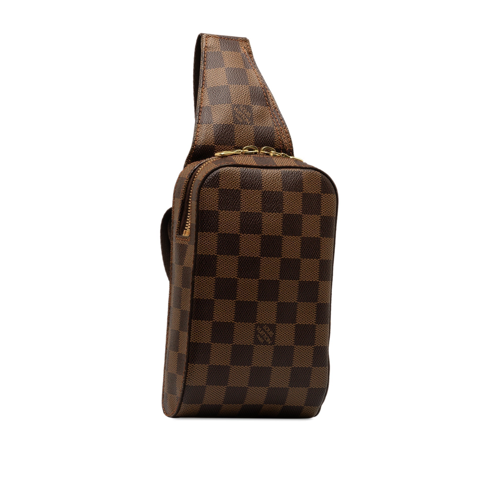 Brown LV Damier Ebene Geronimos Crossbody Bag