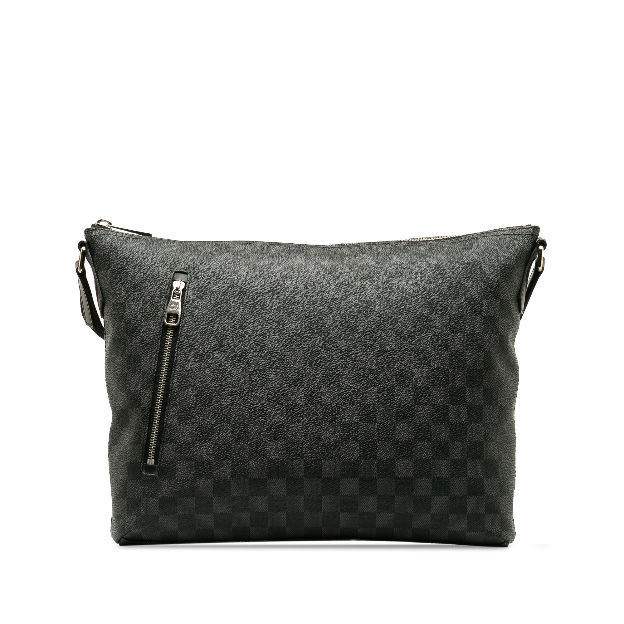 Black LV Damier Graphite Mick MM Crossbody Bag