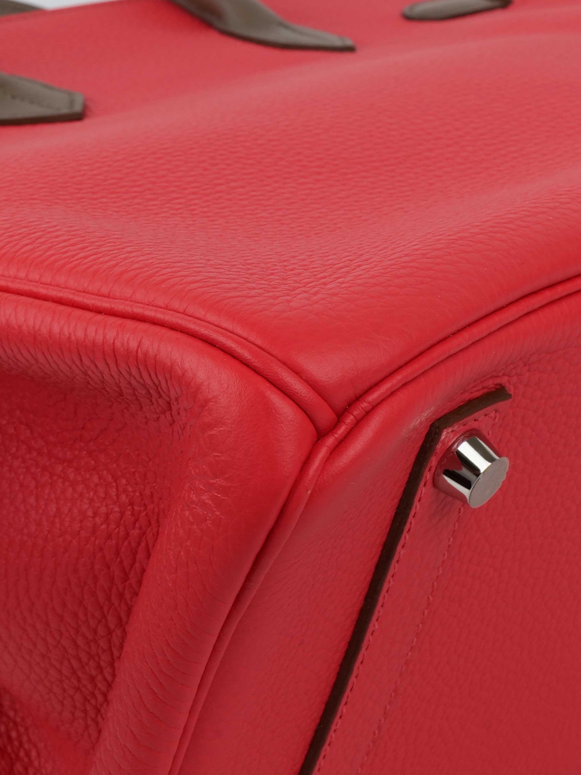 HMS Limited Edition Tricolour Rose Jaipur, Argile and Etoupe Birkin 35.