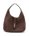 GCCI   Leather Shoulder Bag Brown 365458