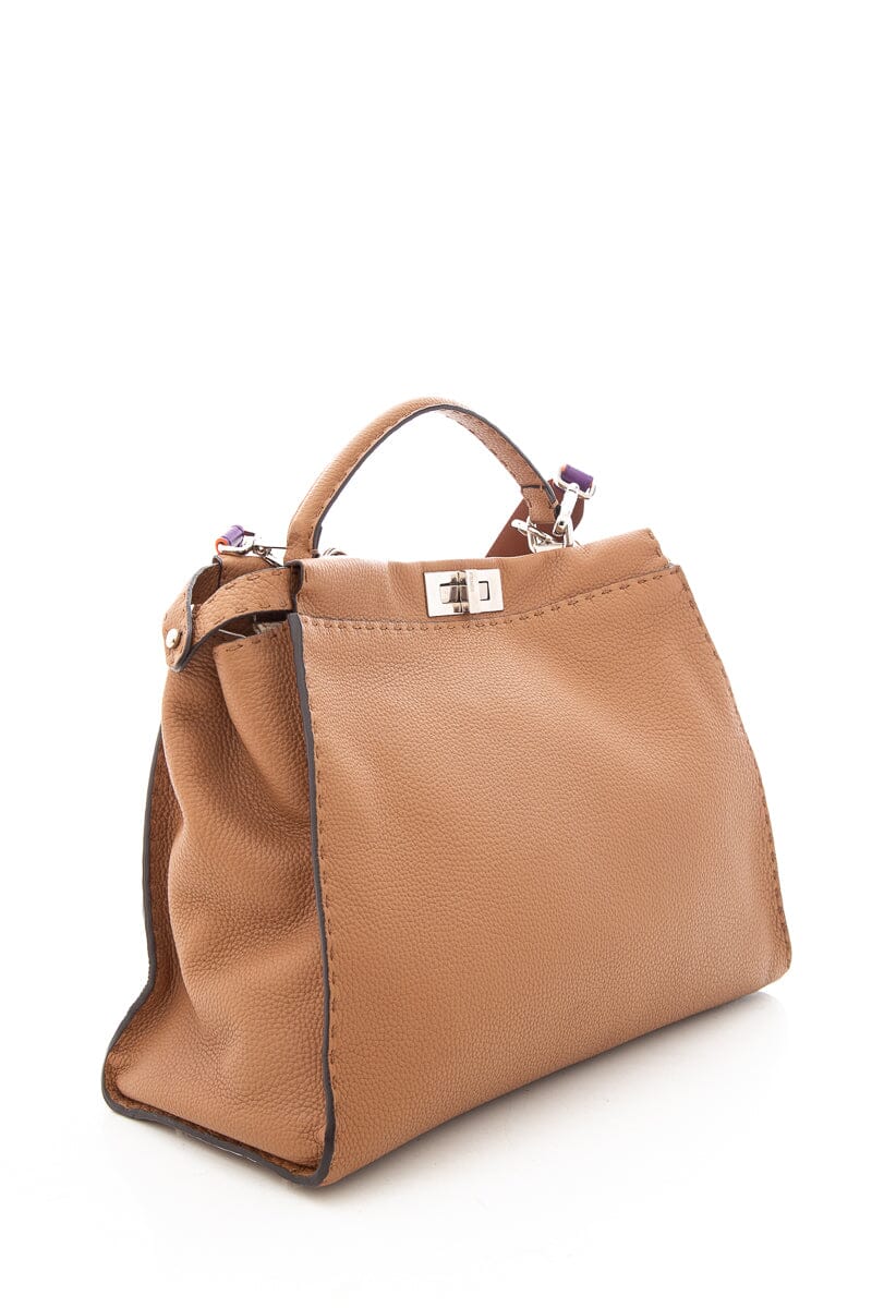 FNDI Brown Peekaboo  Handbag
