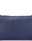 PRD Blue Leather Sling Bag, with Strap, Card & Dust Cover
