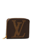 Brown LV Monogram Giant Reverse Zippy Coin Pouch