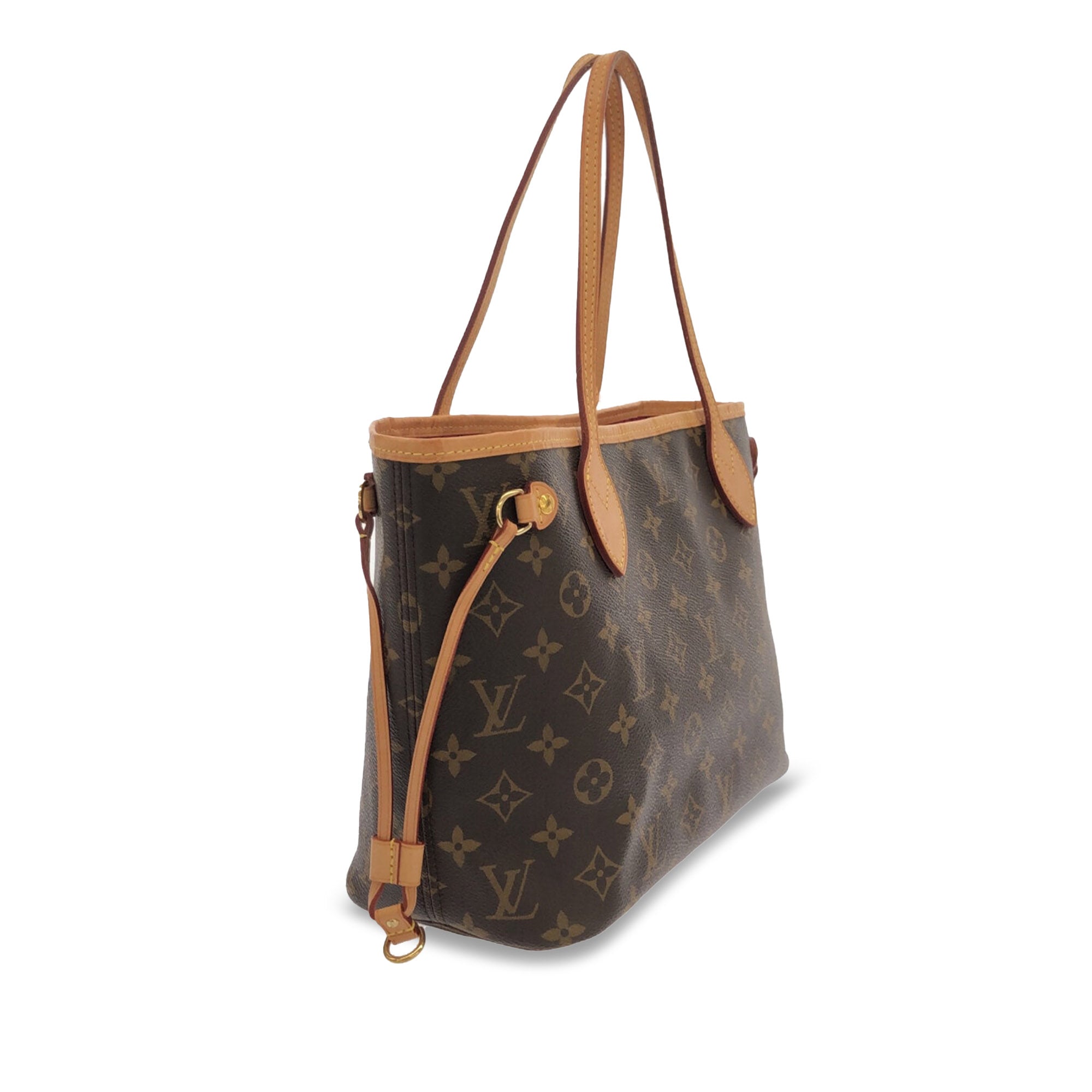 Brown LV Monogram Neverfull PM Tote Bag