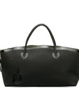 Black LV Cuir Obsession Lockit East-West HandBag