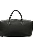 Black LV Cuir Obsession Lockit East-West HandBag
