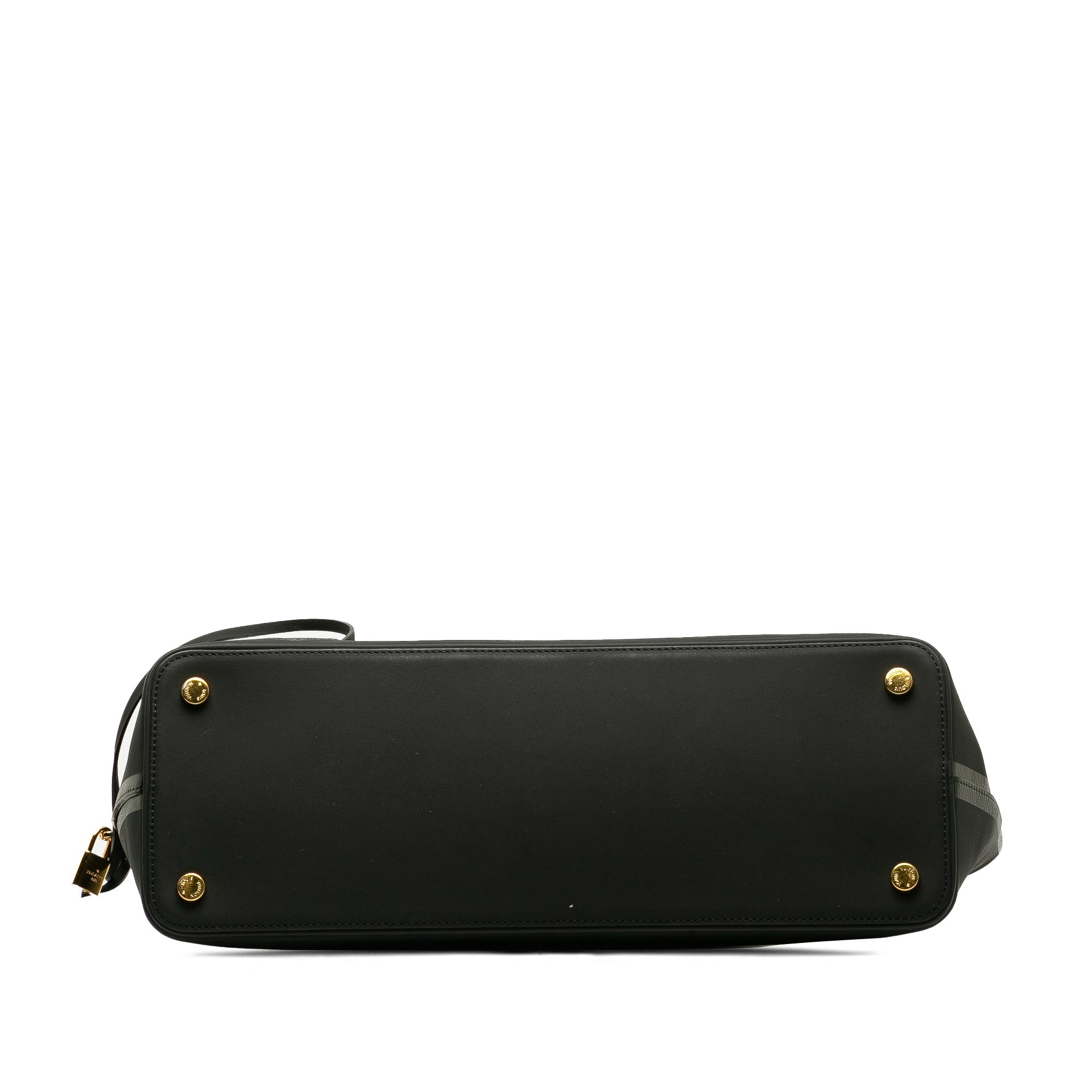 Black LV Cuir Obsession Lockit East-West HandBag