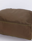 PRD BR4338 BROWN NYLON TOTE BAG, WITH ZIPPER, CARD & DUST COVER