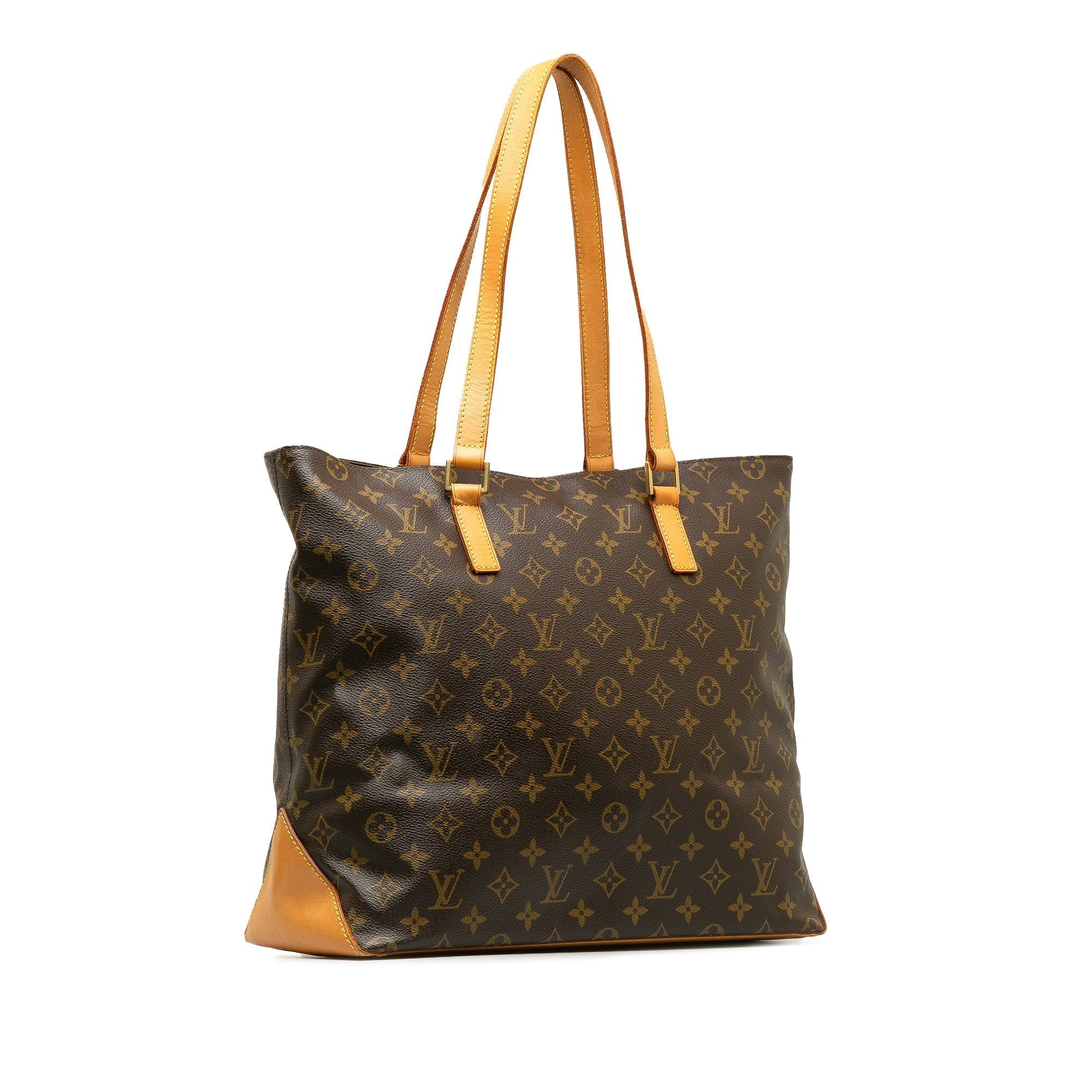 Brown LV Monogram Cabas Alto Tote Bag