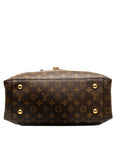 Brown LV Monogram Flower Tote Satchel