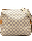 Beige LV Damier Azur Naviglio Crossbody Bag