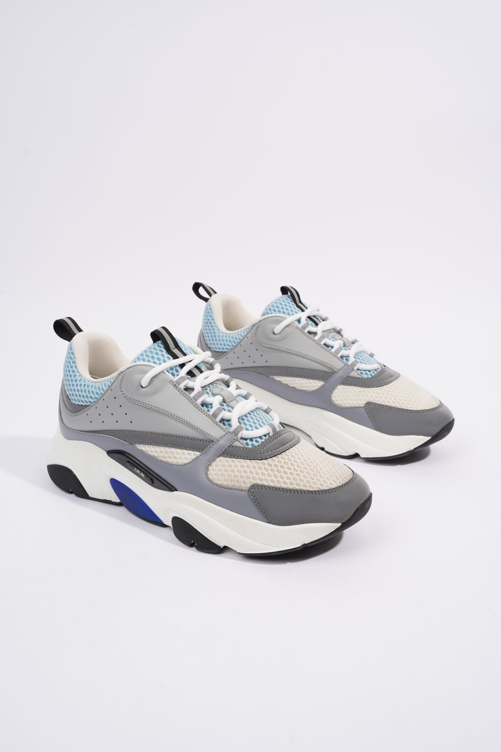 Christian D1OR B22 White / Grey / Light Blue Mesh EU 44 UK 10